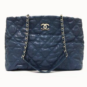 CHANEL Love Me Tender Denim Blue Tote